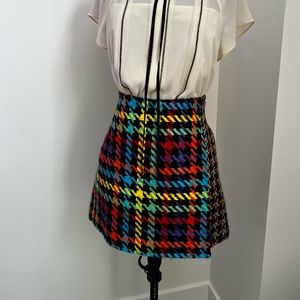 WORN BY MADELAINE on RIVERDALE - Darma Combo Crossover Skirt - Alice and Olivia